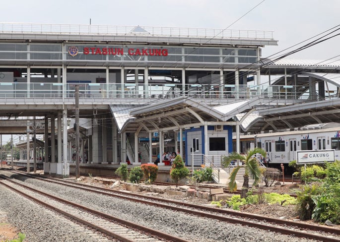 Indonesia - Cakung Railway Station, Jakarta