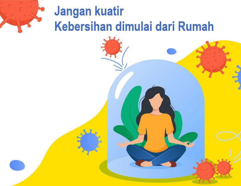 Kebersihan rumah itu penting untuk kesehatan