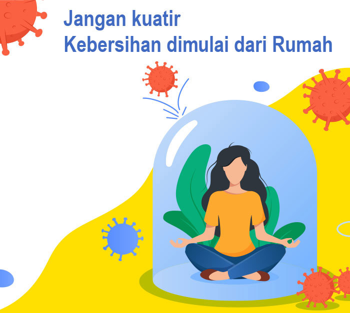 Kebersihan rumah itu penting untuk kesehatan