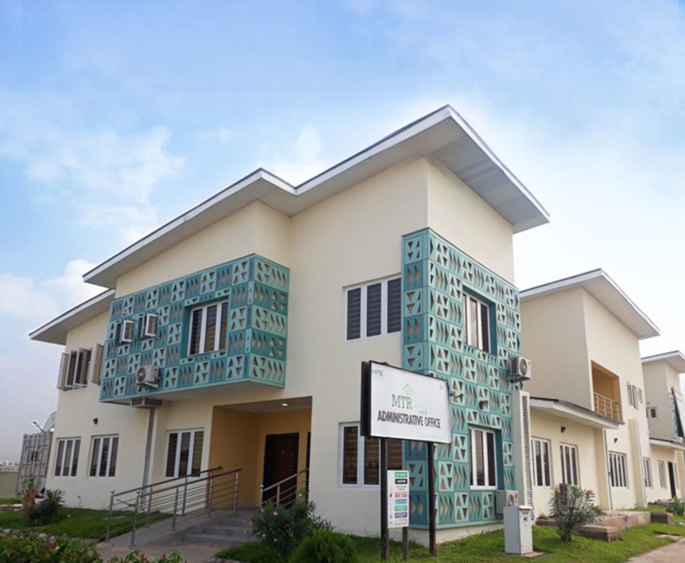 Opic Estate Admain Office Façade, Isheri Ogun State